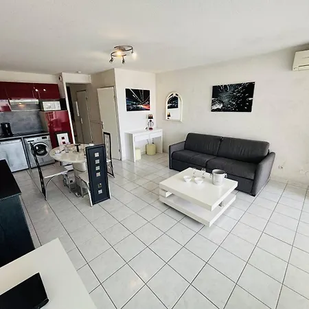 Appt 2 Pieces 4 Couchages Cap D'agde Naturisme דירה